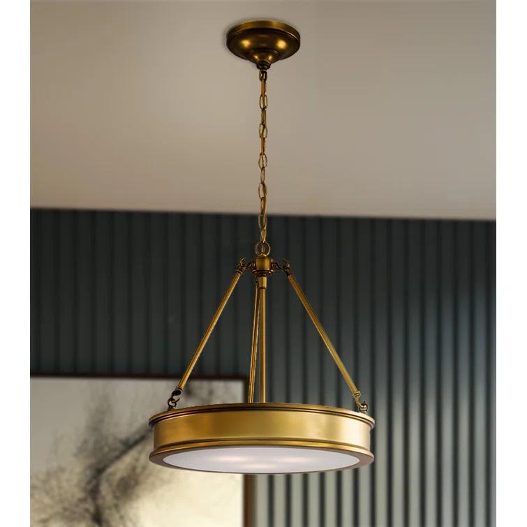 Minka Lavery Harbour Point 19" Wide Liberty Gold Pendant Light