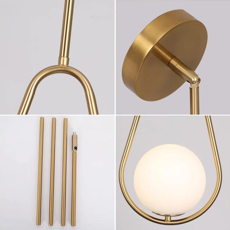 Galassia Pendant Light by AERIN - Burnished Brass / 9.5"W