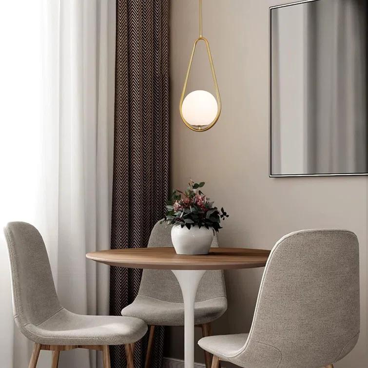 Galassia Pendant Light by AERIN - Burnished Brass / 9.5"W