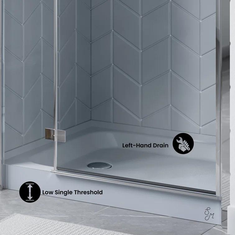 Voltaire 36" x 36" Single-Threshold, Center Drain, Shower Base