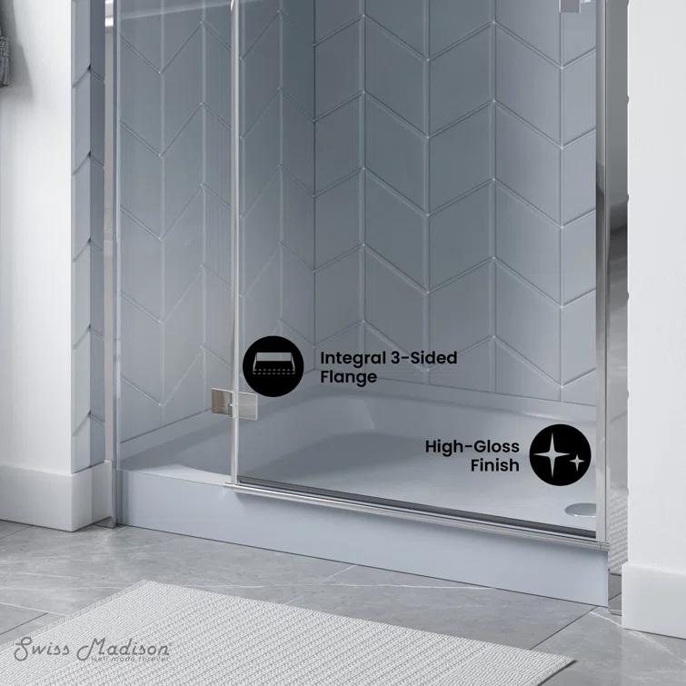 Voltaire 48" x 36" Single-Threshold, Shower Base