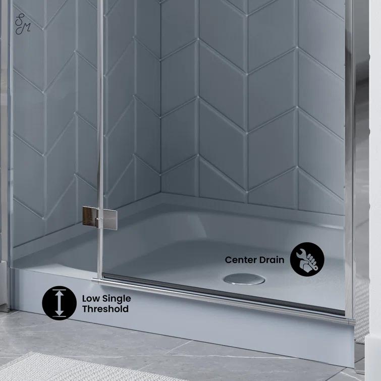 Voltaire 36" x 36" Single-Threshold, Center Drain, Shower Base