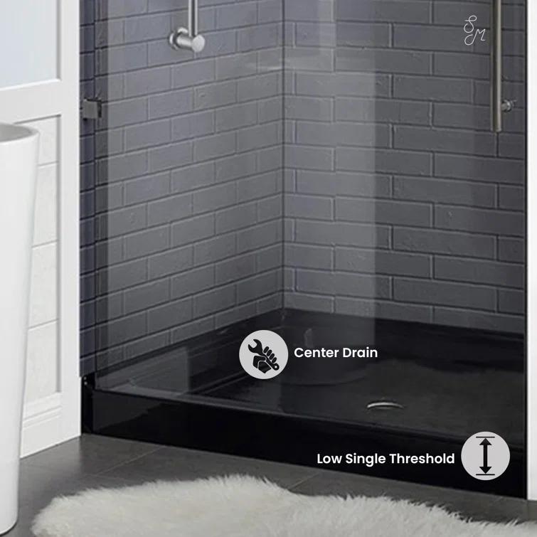 Voltaire 36" x 36" Single-Threshold, Center Drain, Shower Base