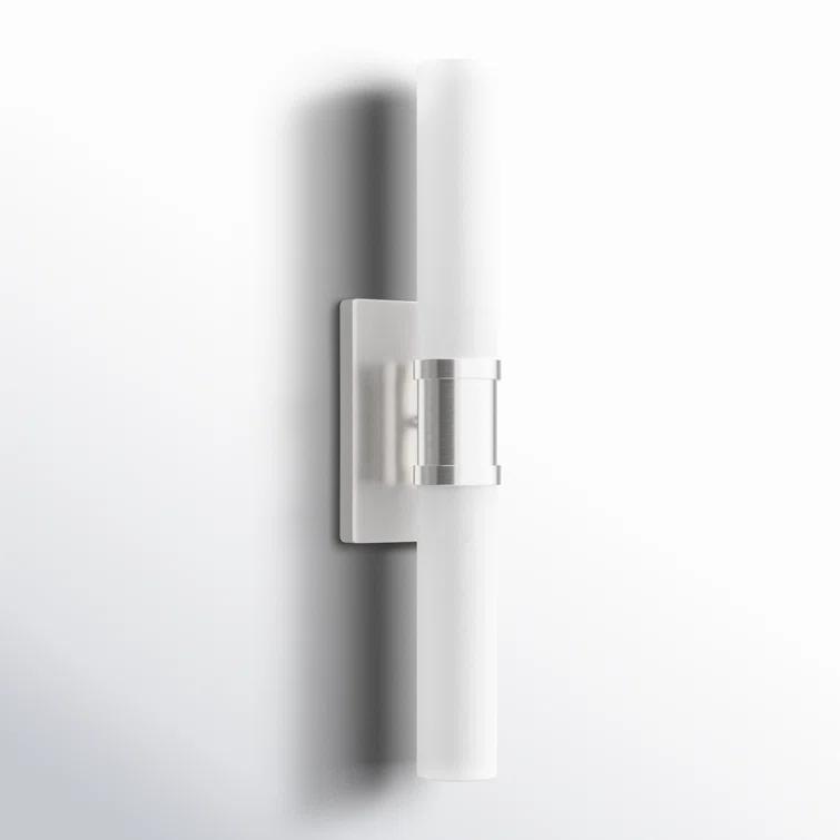 Evelien 2 Light Frosted Dimmable Vanity Light