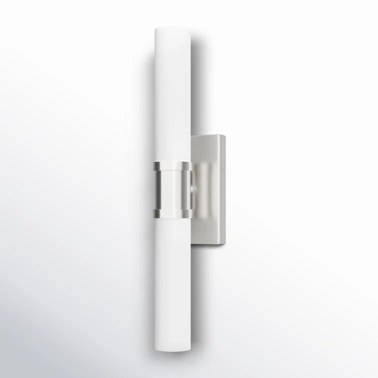 Evelien 2 Light Frosted Dimmable Vanity Light