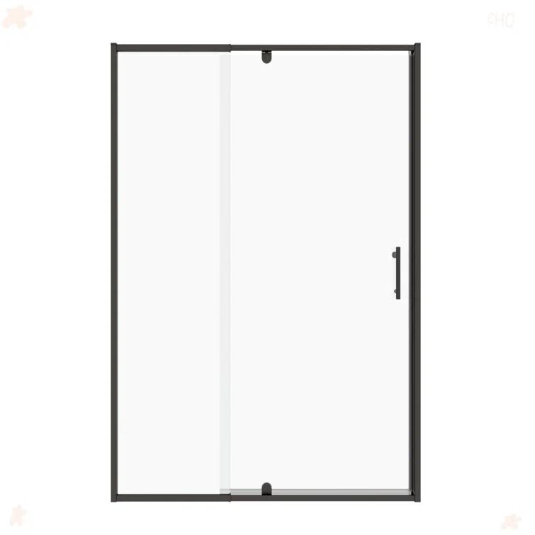 38-42" W x 71" H Flush Glass Shower Door Reversible Installation