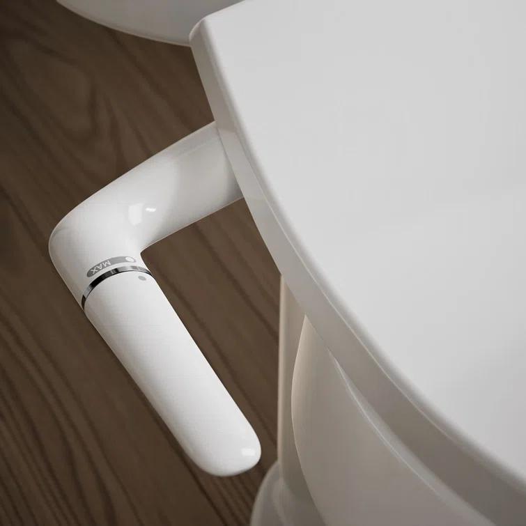 PureWash M250 Elongated Bidet Toliet Seat, Manual Non-Electric Bidets for Existing Toilets