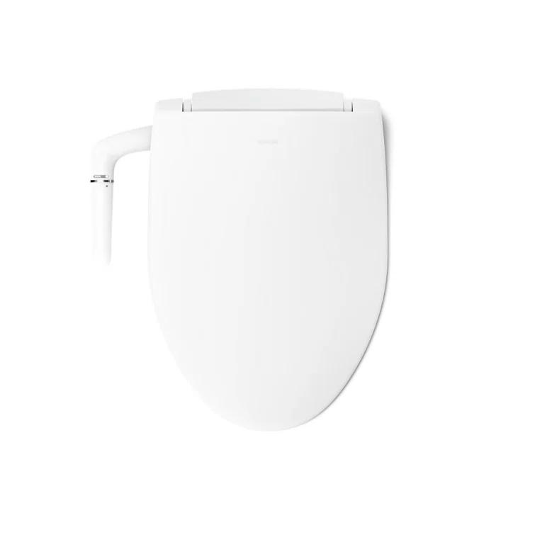 PureWash M250 Elongated Bidet Toliet Seat, Manual Non-Electric Bidets for Existing Toilets