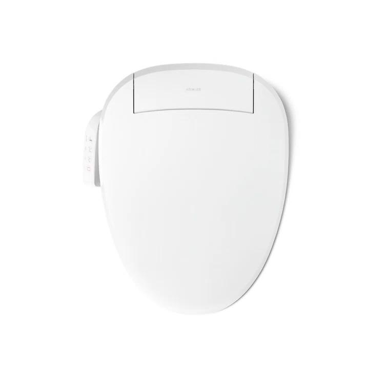 PureWash E545 Elongated Heated Bidet Toilet Seat, Electric Bidets for Existing Toilets