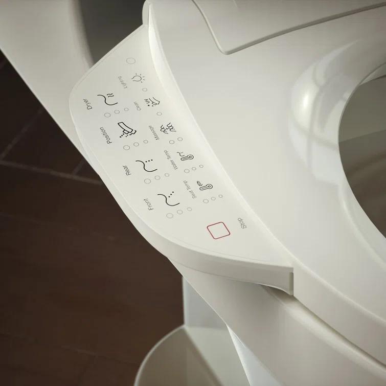 Purewash E725 Elongated Bidet Toilet Seat With Remote Control