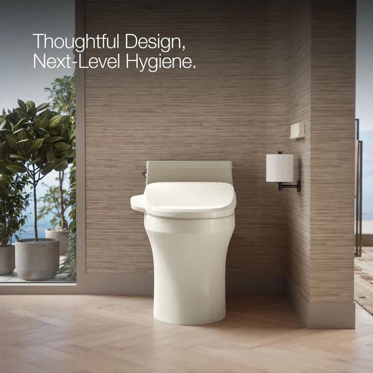 Purewash E725 Elongated Bidet Toilet Seat With Remote Control