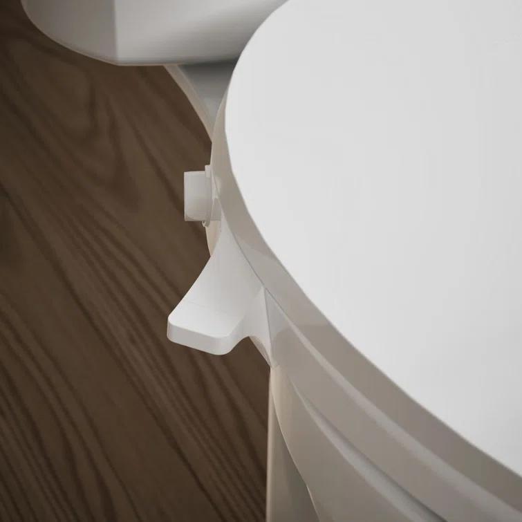 Purewash M300 Elongated Manual Bidet Toilet Seat, Non-Electric Bidet with Adjustable Bidet Sprayer