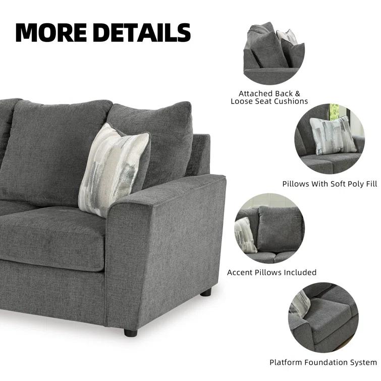 86'' Upholstered Sofa