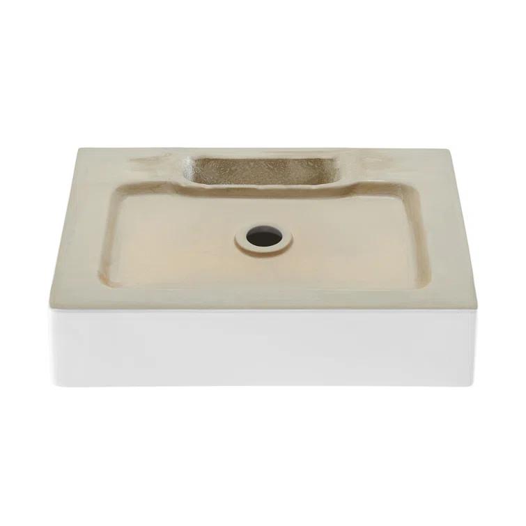 Claire 20 Rectangle Ceramic Vessel Sink