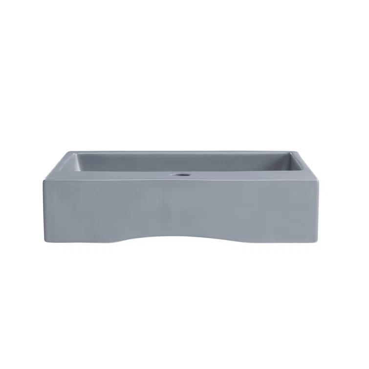 Claire 20 Rectangle Ceramic Vessel Sink