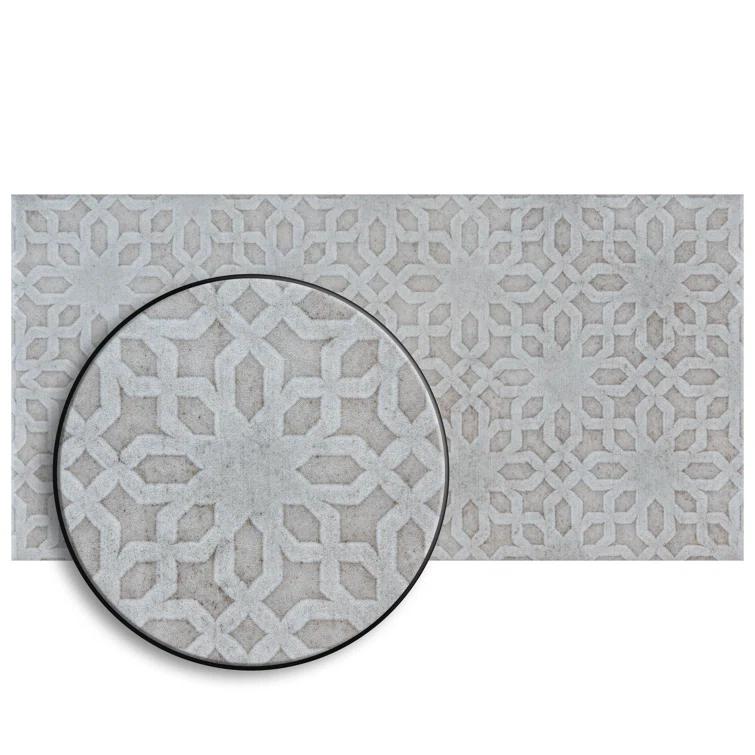 Camden 4" x 8" Ceramic Patterned Subway Wall Tile