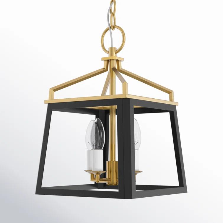 Birch Lane™ 4 - Light Dimmable Lantern Geometric Chandelier
