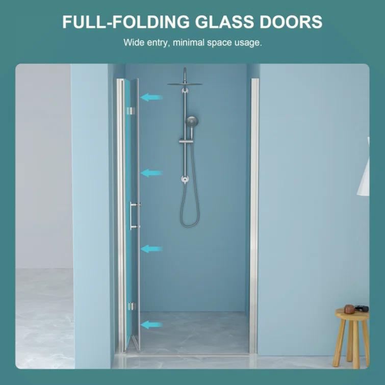 Fold Frameless Shower Door