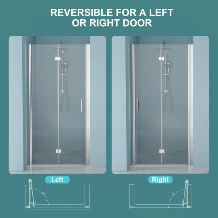 Fold Frameless Shower Door