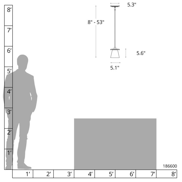 Wren 1 - Light Single Dome Pendant