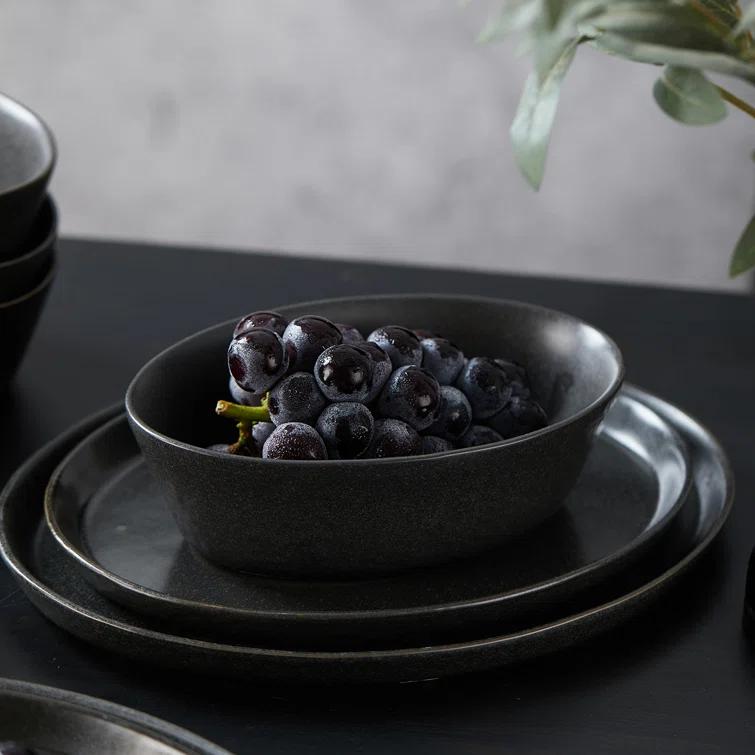 Stone by Mercer Project Katachi 32-Piece Dinnerware Set Stoneware