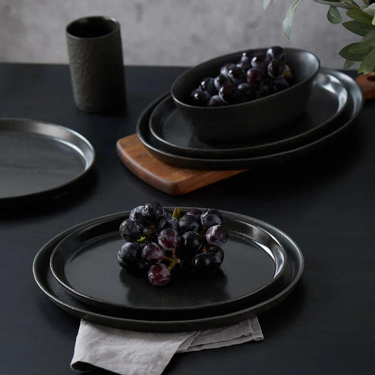 Stone by Mercer Project Katachi 32-Piece Dinnerware Set Stoneware
