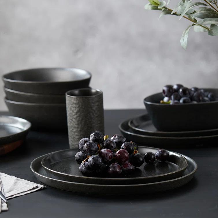 Stone by Mercer Project Katachi 32-Piece Dinnerware Set Stoneware