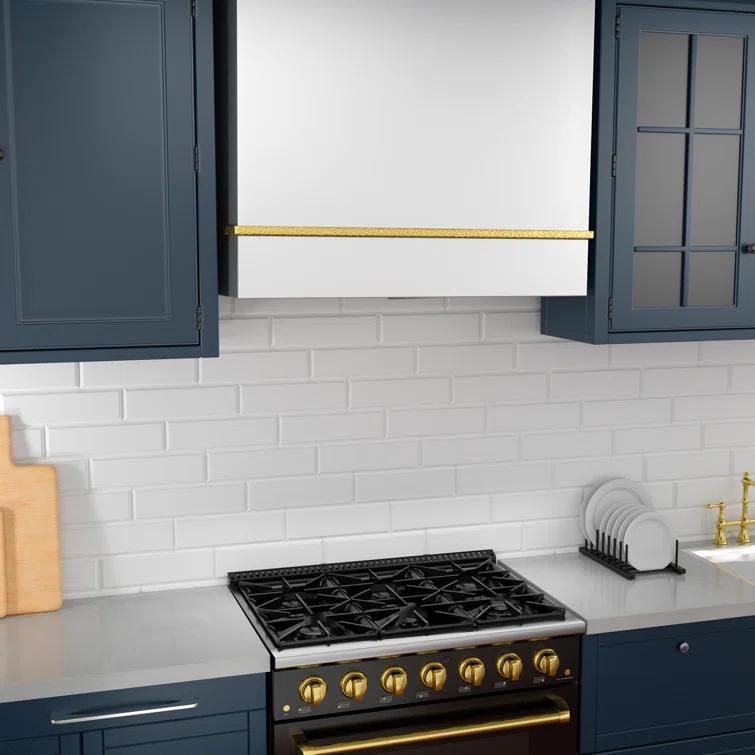 Akicon Akicon 36" Stainless Steel 600 CFM Ducted (Vented) Wall Mounted Required Range Hood AK-HS36HA-SWG