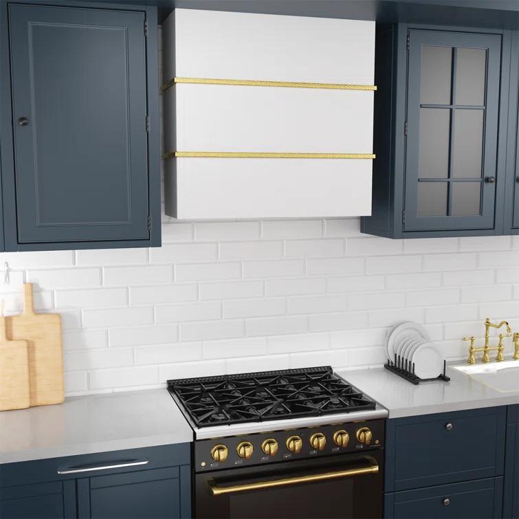 Akicon Akicon 30" Stainless Steel 600 CFM Ducted (Vented) Wall Mounted Required Range Hood AK-HS30HC-SWG