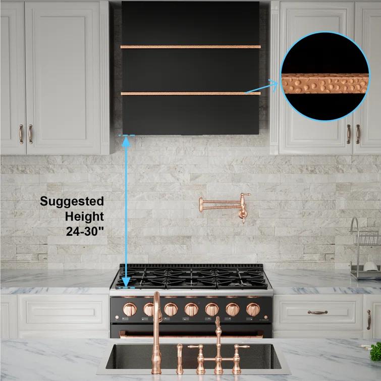 Akicon Akicon 30" Stainless Steel 600 CFM Ducted (Vented) Wall Mounted Required Range Hood AK-HS30HC-JBC