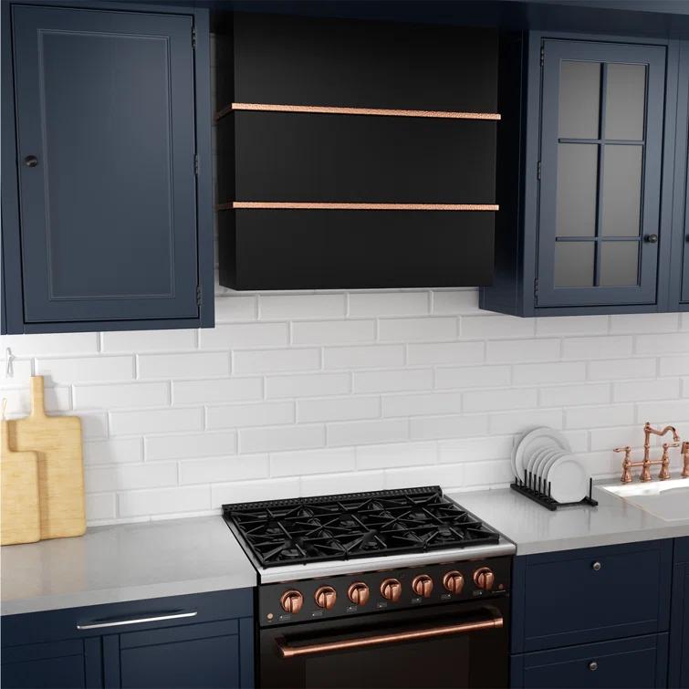 Akicon Akicon 30" Stainless Steel 600 CFM Ducted (Vented) Wall Mounted Required Range Hood AK-HS30HC-JBC