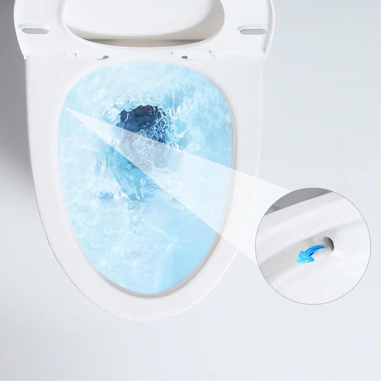 Small Compact One Piece Toilet Dual Flush