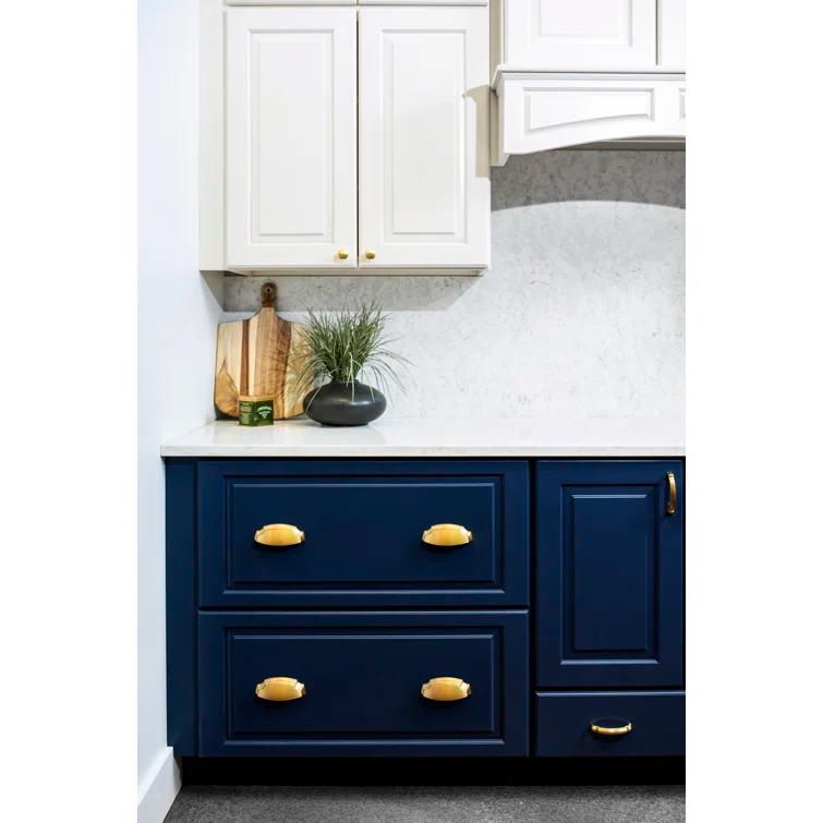 Hickory Hardware Veranda Kitchen Cabinet Handles, Solid Core Drawer Pulls for Cabinet Doors (Set of 10)