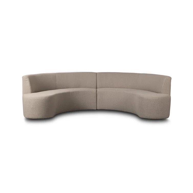 Kaylani Dining Bench - Taupe Performance Fabric