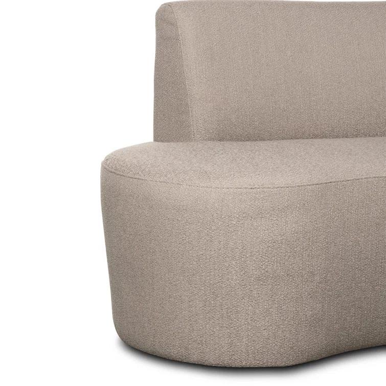 Kaylani Dining Bench - Taupe Performance Fabric