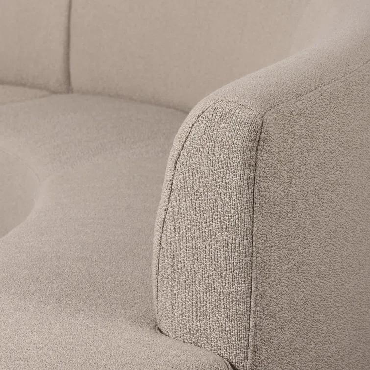Kaylani Dining Bench - Taupe Performance Fabric