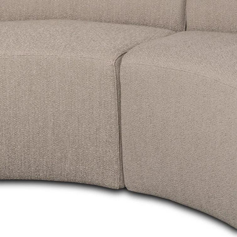 Kaylani Dining Bench - Taupe Performance Fabric