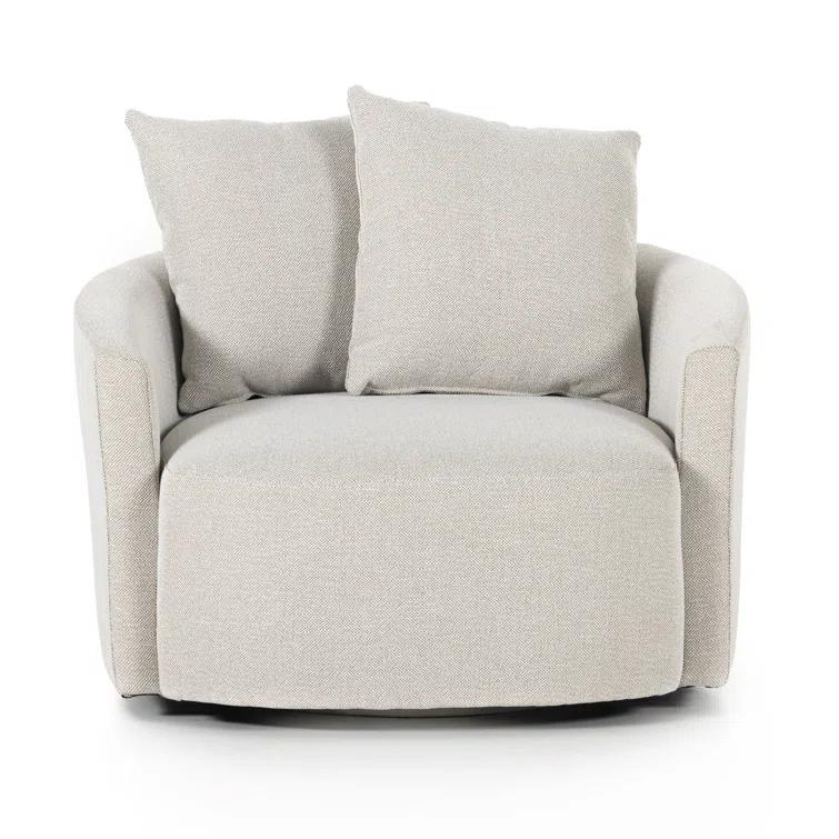 Kaila Swivel Chair - Delta Bisque