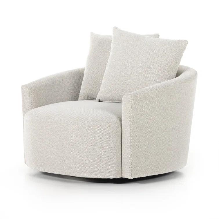 Kaila Swivel Chair - Delta Bisque