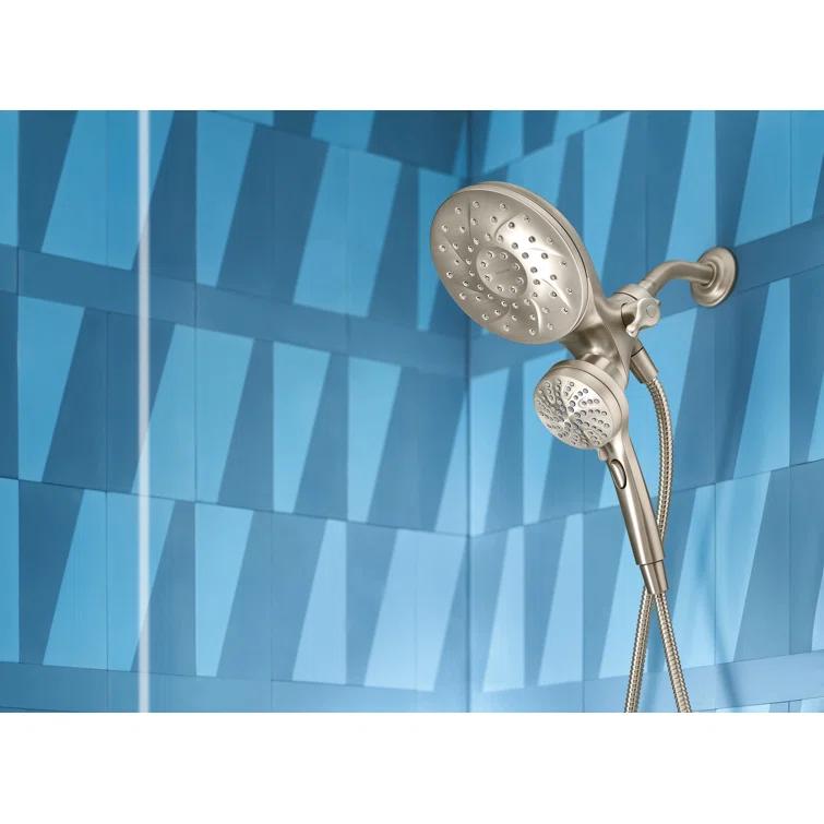 Moen Engage Tub and Shower Faucet with Magnetix Dual Shower Heads, Valve Included