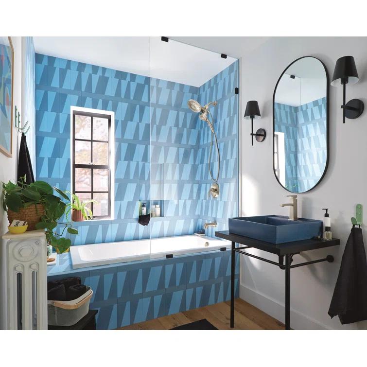 Moen Engage Tub and Shower Faucet with Magnetix Dual Shower Heads, Valve Included