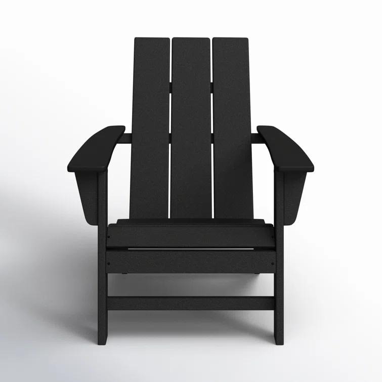 Modern Adirondack High-Density Polyethylene (HDPE) Outdoor Adirondack Chair