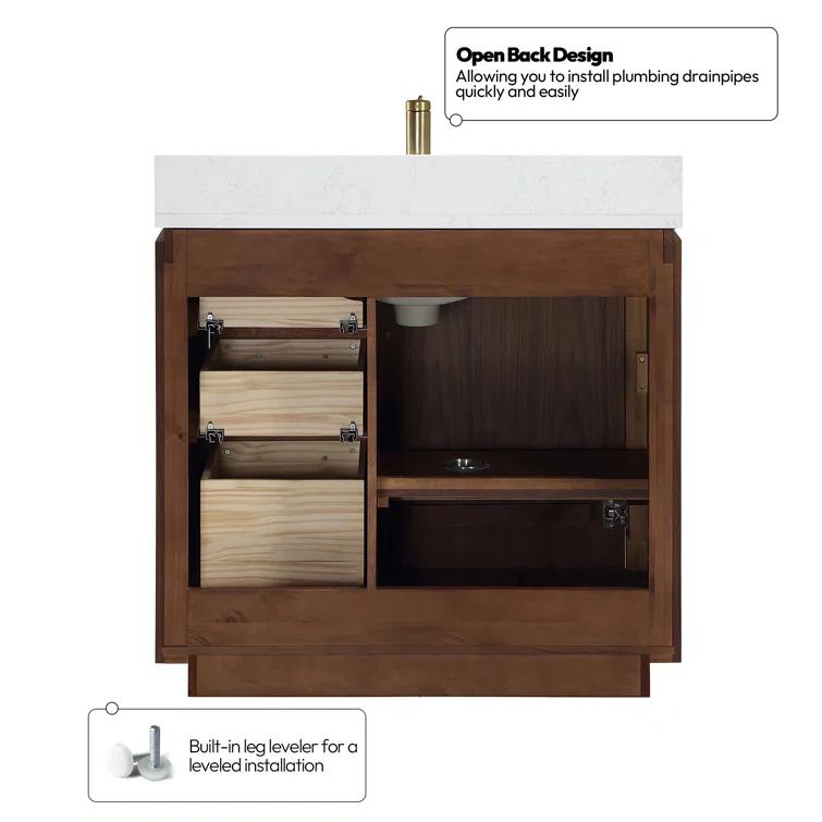 Cloverfield 36'' Single Bathroom Vanity