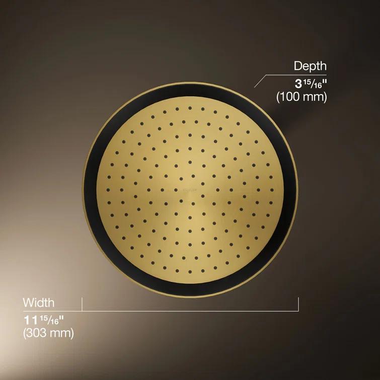 Statement™ 2.5 GPM Round 12 in. Rainhead with Katalyst Air-Induction Technology
