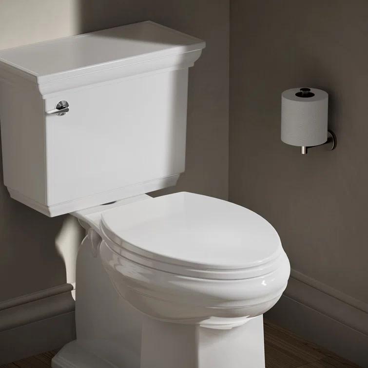 Kohler Brevia Quiet-Close Toilet Seat with Grip-Tight Bumpers and Quick-Attach Hardware