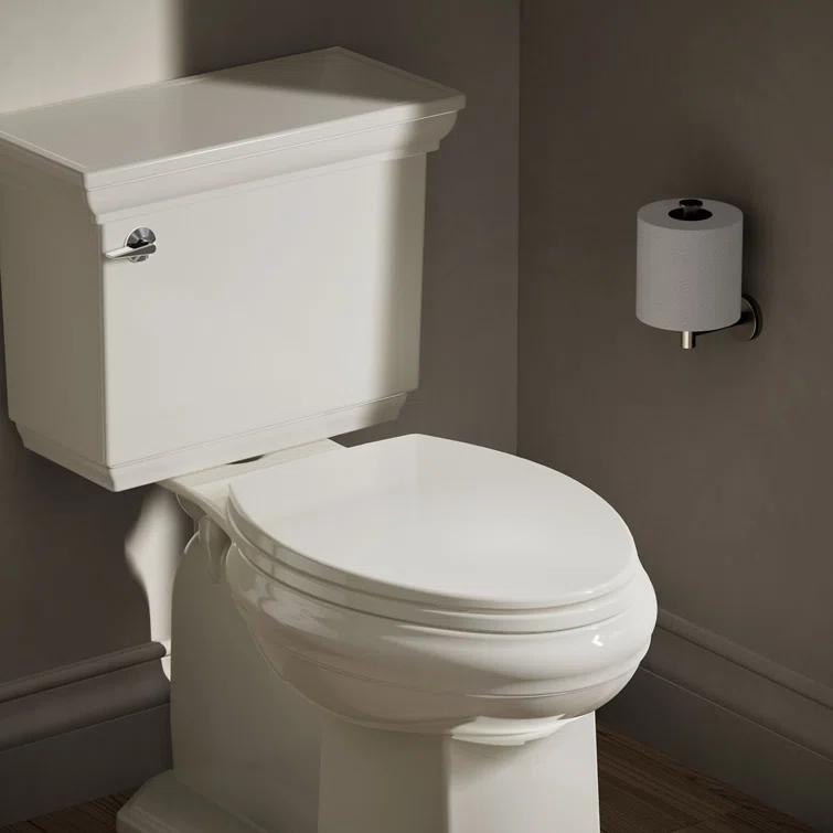 Kohler Brevia Quiet-Close Toilet Seat with Grip-Tight Bumpers and Quick-Attach Hardware