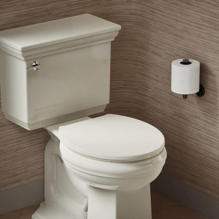 Kohler Brevia Quiet-Close Toilet Seat with Grip-Tight Bumpers and Quick-Attach Hardware