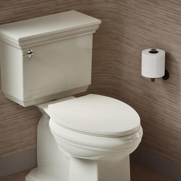 Kohler Brevia Quiet-Close Toilet Seat with Grip-Tight Bumpers and Quick-Attach Hardware