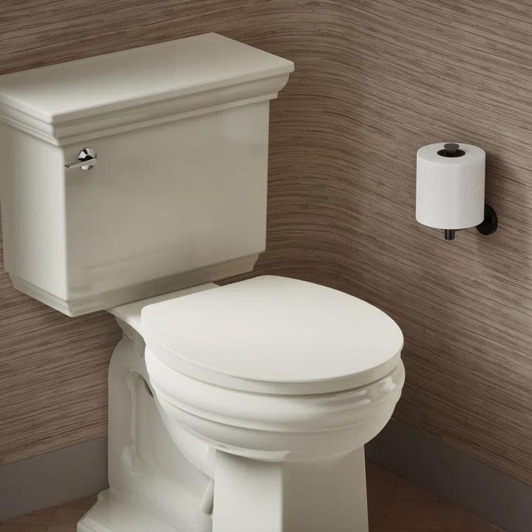 Kohler Brevia Quiet-Close Toilet Seat with Grip-Tight Bumpers and Quick-Attach Hardware