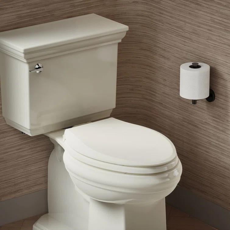 Kohler Brevia Quiet-Close Toilet Seat with Grip-Tight Bumpers and Quick-Attach Hardware